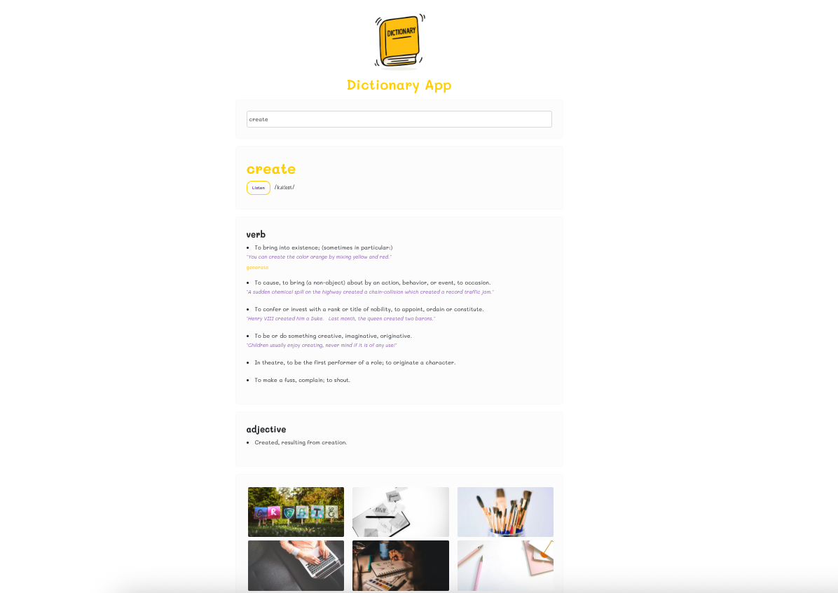 dictionary app